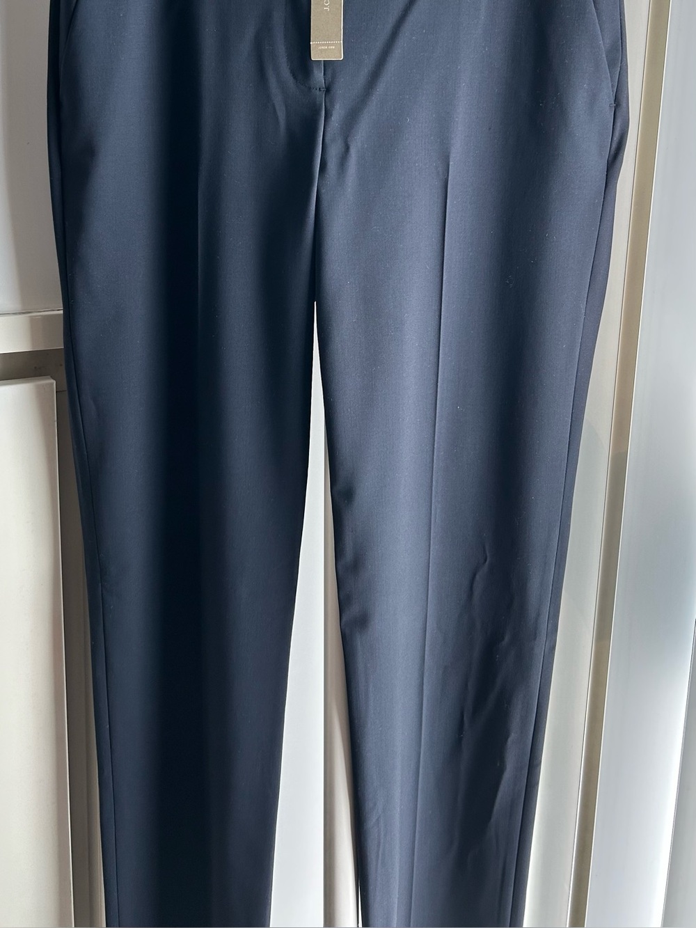 J Crew navy wool “Favorite Fit” trouser dress Pants Tollegno 1900 Italy size 10